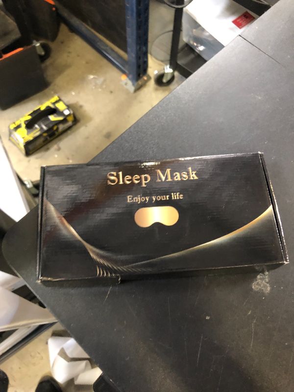 Photo 1 of LC-dolida Sleep Headphones, Sleep Mask Bluetooth Wireless Music Eye Mask, Sleeping Headphones for Side Sleepers Sleep Mask with Bluetooth Headphones Ultra-Thin Stereo Speakers Perfect for Sleeping