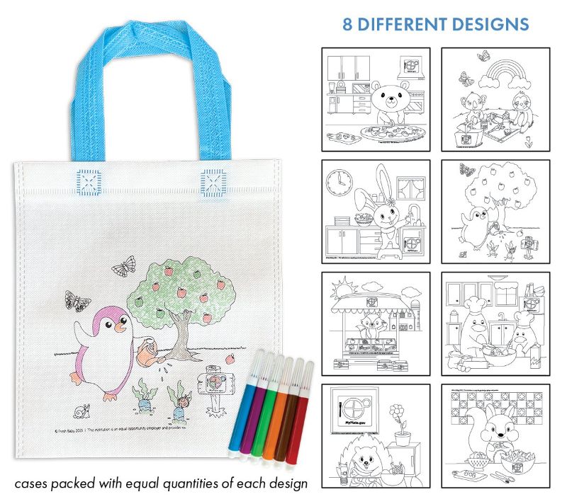Photo 1 of color your own bags.