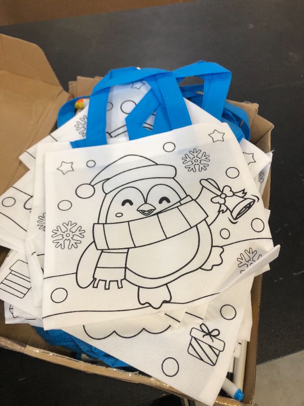 Photo 1 of color your own bags.
