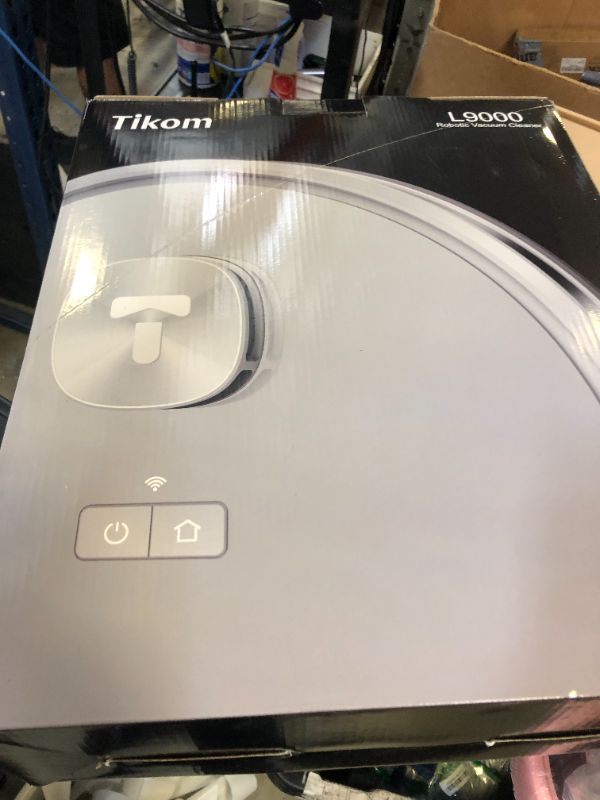 Photo 1 of Tikom Robot Vacuum and Mop with LiDAR Navigation L9000, 4000Pa Robotic Vacuum Cleaner, 150Min Max, Smart Mapping, Good for Pet Hair, Carpet, Hard Floor