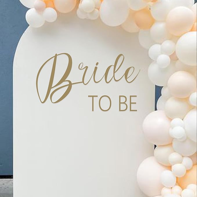 Photo 1 of Bride to Be Decal - Bride to Be & Party Decorations, Decor for Sign & Backdrop