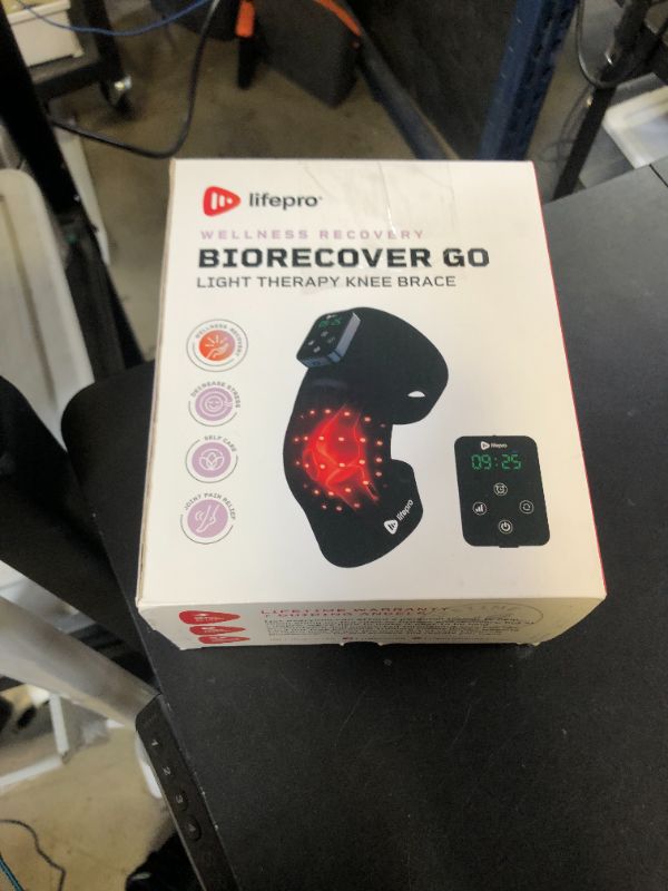 Photo 1 of LifePro Red Light Therapy Knee Brace - Portable Infrared Device for Pain Relief, Stiffness, and Recovery - Ideal Knee Massager for Athletes and Active Lifestyles