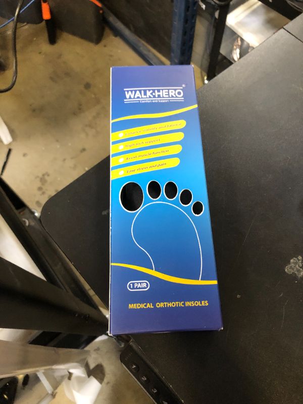 Photo 1 of Inserts Relieve Plantar Fasciitis - Flat Feet Insoles Arch Supports, Orthotic Insoles for Foot Pain Arch Pain Reduce Muscle Fatigue Absorb Shock (Mens 6-6 1/2 | Womens 8-8 1/2)