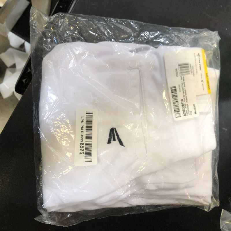 Photo 1 of Easton | PRO+ Pull Up Baseball Pant | Youth | Full Length | Elastic Bottom | Youth White YXS