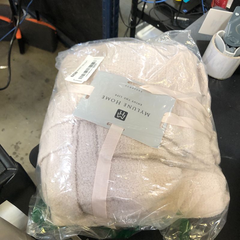 Photo 1 of MH MYLUNE HOME Ultra Soft Robe With Pockets, Spa Bathrobe Loungewear Calf-Length, Plush Fuzzy Fluffy Wrap Robe for Women, Women's Robes, Hooded Ribbed Taupe