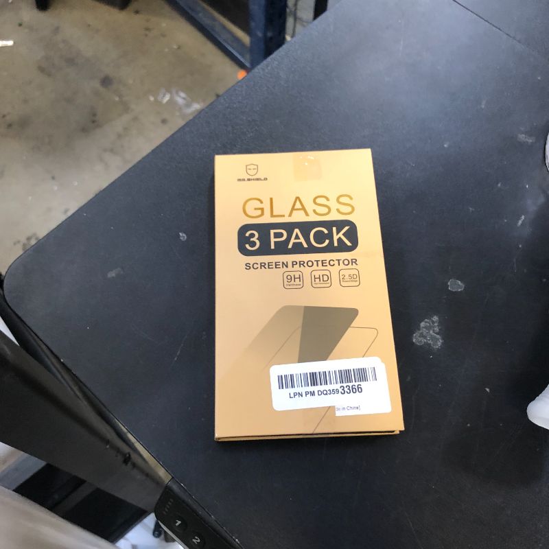 Photo 1 of Mr.Shield Screen Protector Compatible with iPhone 12 Mini [Easy Face Recognition Unlock Version] [3 PACK] Tempered Glass Screen Protector