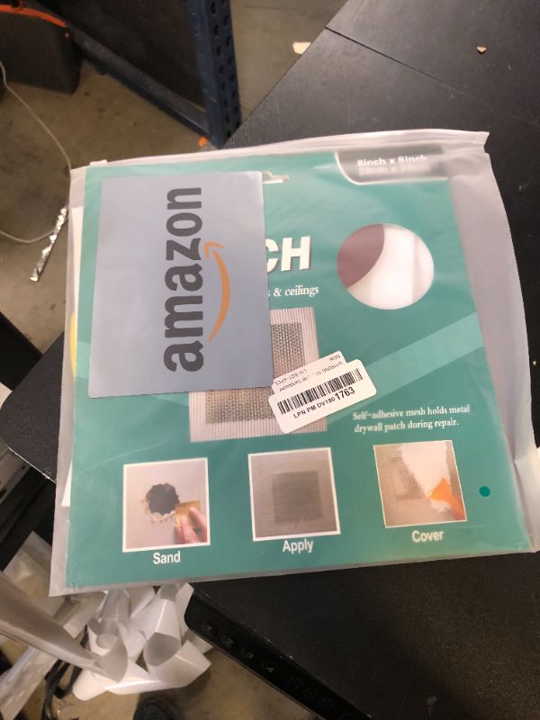 Photo 1 of WYIRONG 10 Pack Drywall Repair Kit for Large Holes, 4/6/8 Inch Dry Wall Patch Kits for Erase a Small Nail Hole, Plaster Wall Patching Self Adhesive Aluminum Mesh with Scraper and Sandpaper