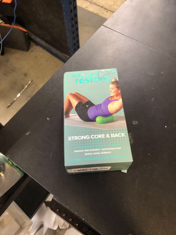 Photo 1 of Gaiam Restore Strong Core & Back Care Massage Kit Green, Small