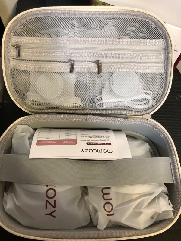 Photo 1 of Momcozy Breast Pump Hospital-Grade, Hands Free Breast Pump App with Leak-Proof DoubleFit Flange, Personalized Multi-Modes & 15 Levels, 2 Count