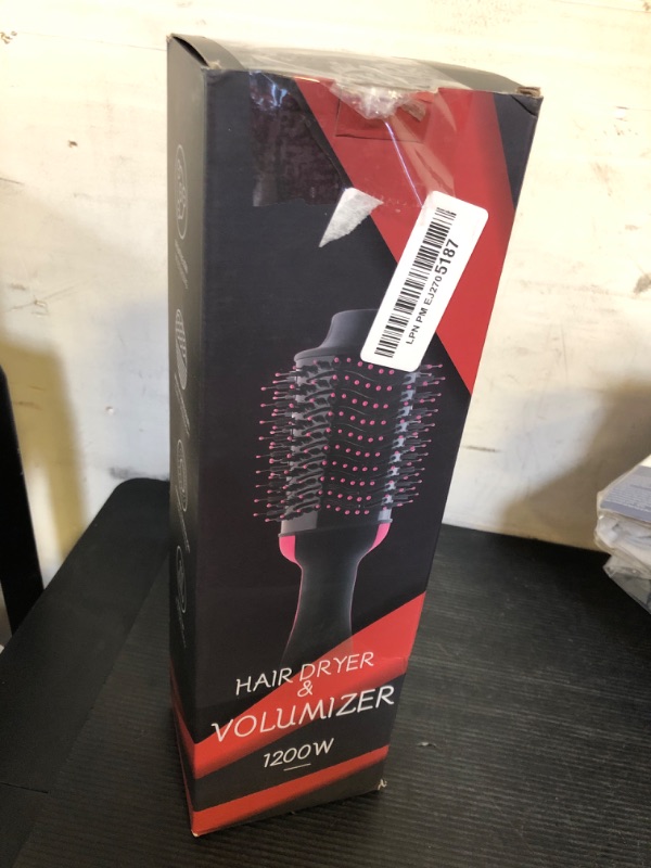 Photo 1 of Hair Dryer Brush Blow Dryer in One, Upgraded 4 in 1 Hair Dryer and Styler Volumizer with Negative Ion Anti-frizz Ceramic Titanium Barrel Hot Air Hair Straightener Brush