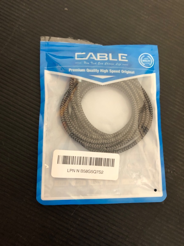 Photo 1 of Headphone Extension Cable 4 ft 3.5mm Male to Female Stereo Audio Extension Cable - Double Shielded Braided 1/8 TRS aux Cord Extender for Smartphones, Tablets, Media Players