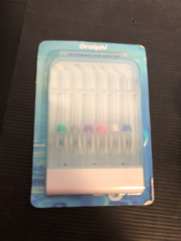 Photo 1 of Replacement Tips for Waterpik Water Flosser (6 Classic Jet Tips & Storage Case Bundle)