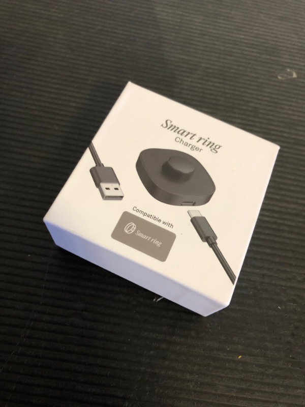 Photo 1 of bachenpny Smart Ring Charging Size 8, Compatible with Oura Ring Gen3 Charger, Fast Charging Dock and USB-C Cable, Charger for Smart Ring (Black)