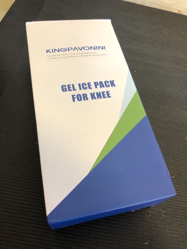 Photo 1 of XXL Knee Ice Pack Wrap Around Entire Knee After Surgery, Reusable Gel Pack for Injuries, Large Ice Pack for Pain Relief, Swelling, Surgery, Sports Injuries, 1 Pack