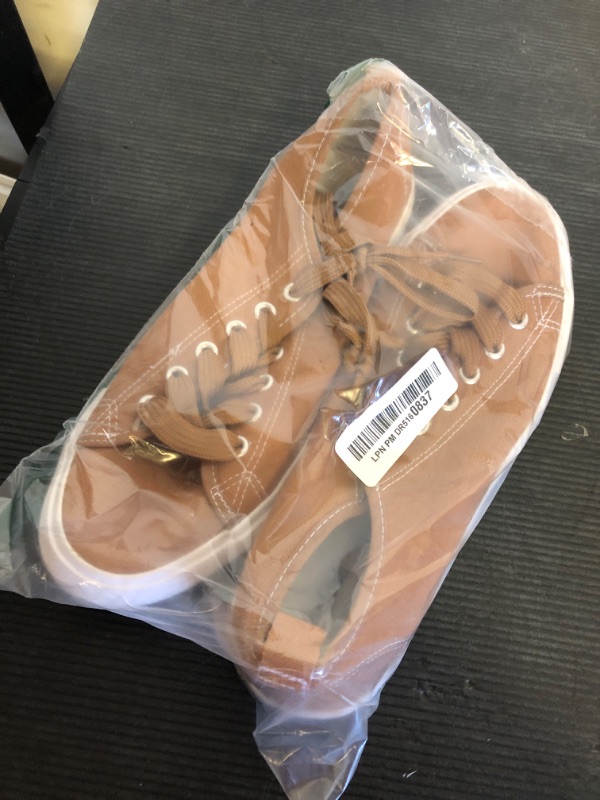 Photo 1 of Sneakers for Women Tennis Shoes Canvas Shoes for Women Canvas Sneaker Casual Work Brown**unknown size