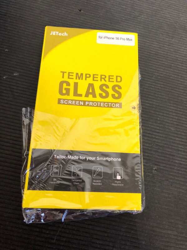 Photo 1 of JETech Privacy Screen Protector for iPhone 16 Pro Max 6.9-Inch, Anti-Spy Tempered Glass Film with Easy Installation Tool, 2-Pack