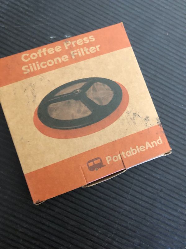 Photo 1 of PortableAnd French Press Replacement Mesh Filters With Silicone Ring - Stainless Steel Screen for 1000 ml, 34 Oz French Press Coffee Makers and Tea Machines