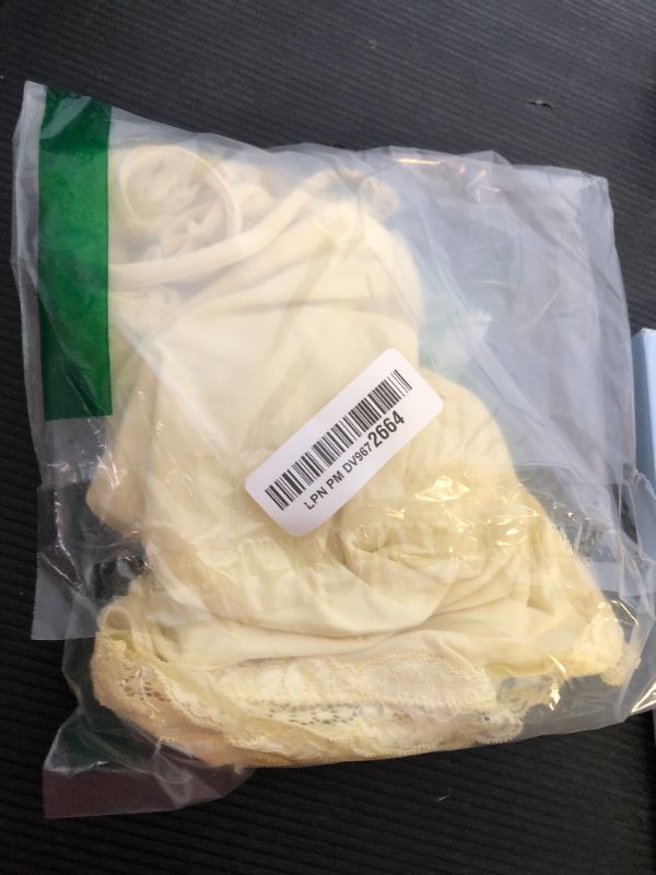 Photo 1 of SUUKSESS Women Lace Double Lined Sexy Camisole Tops Spaghetti Strap Y2k Going Out Tank Tops (Yellow, L)