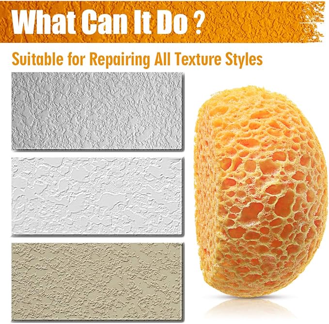 Photo 1 of LAVEVE Knockdown Texture Sponge for Wall and Drywall Patch/Repair - Home Decor DIY Painting Ceiling Wall Texture -