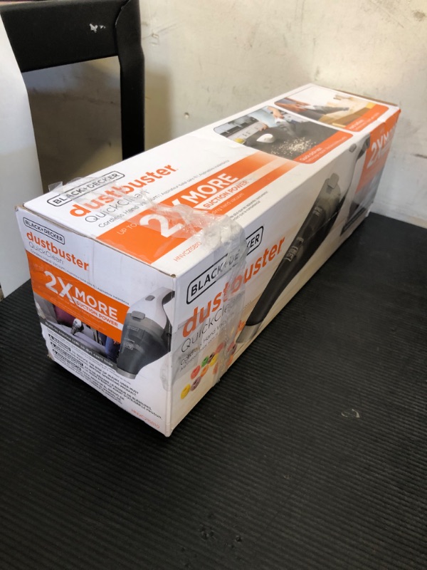 Photo 1 of BLACK+DECKER dustbuster QuickClean Cordless Handheld Vacuum (HNVC215B10)