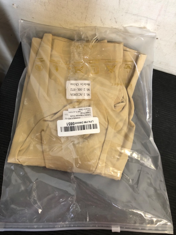 Photo 1 of Nebility Shapewear Shorts Tummy Control Underwear High Waist Butt Lifting Panties Seamless Body Shaper Beige
