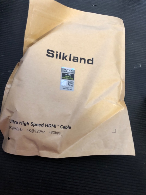 Photo 1 of Silkland Certified HDMI 2.1 Cable, [4K@240Hz 144Hz 120Hz, 8K@60Hz] 1440P Ultra High Speed HDMI Cable 48Gbps (Upgrade Braided), HDR10+, eARC, HDCP 2.3, Compatible for Xbox/PS5/PS4/Roku TV-6.6ft