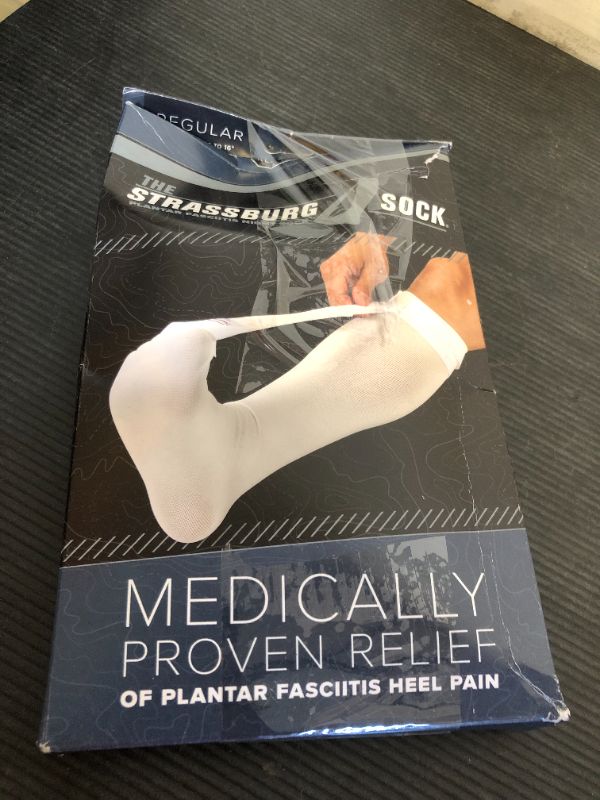 Photo 1 of Strassburg Sock White Regular Size (fits calf size up to 16in around)
