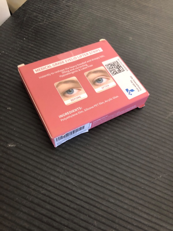 Photo 1 of Eyelid Tape, Eyelid Lifter Strips for Heavy Hooded & Droopy Lids, Surgery-Free Instant Eyelid Correcting Strips, Hypoallergenic & Latex Free (4MM Slight Lift 100 Count)