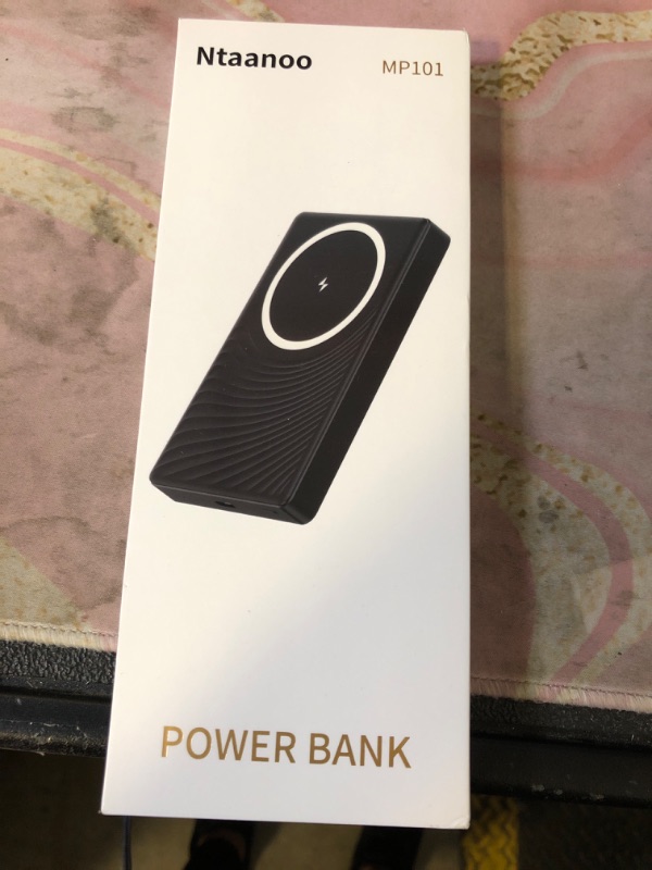 Photo 1 of Ntaanoo 2025 for iPhone Magsafe Battery Pack, Ultra Slim Magnetic Power Bank Fast Charging, Wireless Portable Charger 10000mAh, 20W Powerbank Compatible with iPhone 16/15/14/13/12 Series