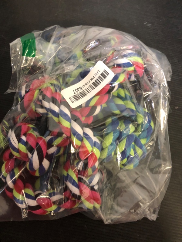 Photo 1 of Feeko Heavy Duty Dog Rope Toys for Large Breed Aggressive Chewers, 2 Pack Indestructible Teeth Cleaning Tug of War Toy