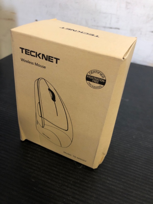 Photo 1 of TECKNET Ergonomic Mouse Wireless, Rechargeable Mouse Wireless Silent for Carpal Tunnel Right Hand, 2.4GHz USB Vertical Mouse Wireless for Laptop, 5 Adjustable 4800 DPI, Computer, MacBook, Desktop