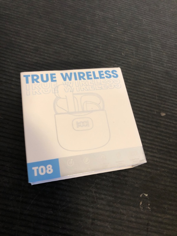 Photo 1 of KTGEE Wireless Earbuds Bluetooth 5.3 Headphones, 40Hrs Playback Stereo Ear Buds with LED Display Charging Case IPX7 Waterproof in-Ear Earphones with Mic for Phone Tablet Laptop Sports, White