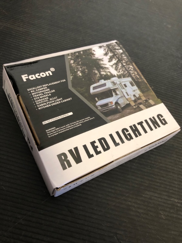 Photo 1 of Facon 12V RV Interior Ceiling Light with Switch and Motion Sensor Function, LED RV Puck Light, 12Volts Interior Light for RV Motorhomes Camper Caravan Trailer Boat