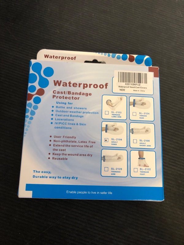 Photo 1 of UpGoing Waterproof Hand Cast Covers for Shower Bath, Adult Watertight Wrist Protector Resuable Wound Bandage Sleeve Bag for Broken Hand, Fingers, Surgery, Burns[2025 Upgrade]