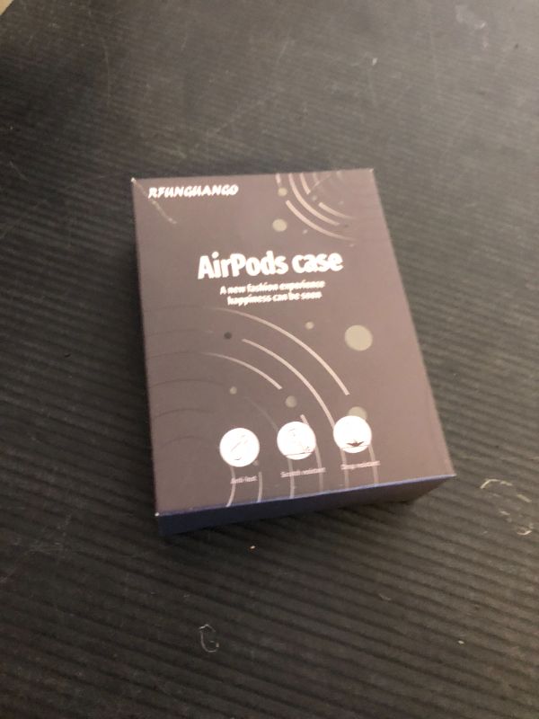 Photo 1 of RFUNGUANGO for Airpod Pro Case (2023/2022/2019) with Lock, Carbon Fiber Black Airpods Pro 2nd Generation/1st Generation Case (USB-C/Lightning Cable) Black Switch