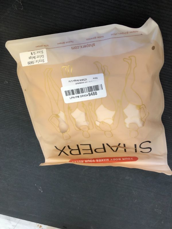 Photo 1 of SHAPERX Hourglass Leggings 360 Compression 2 Sizes Look Full Body Shaper Breathable No Roll Down,SZ5809-Beige-S/M