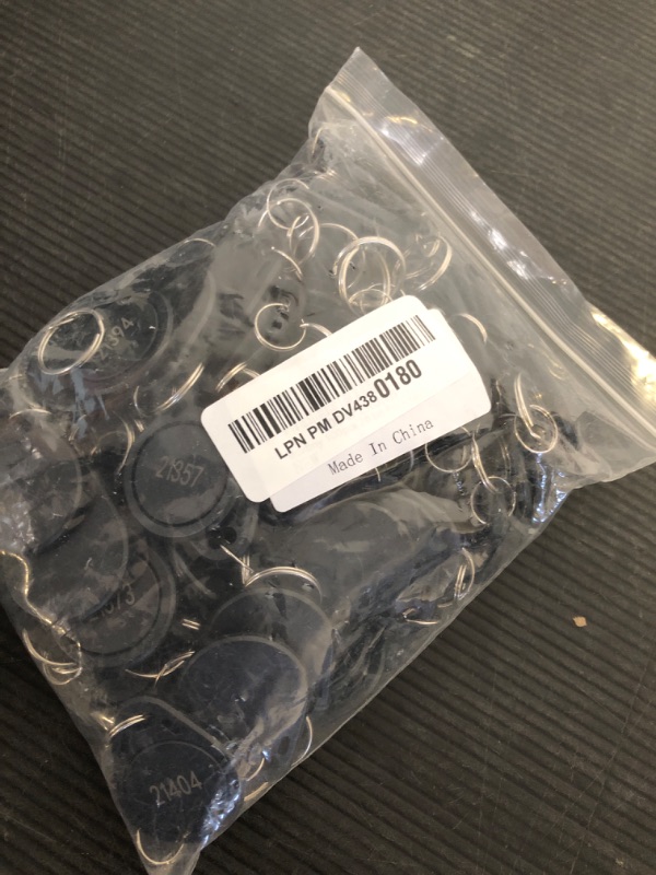 Photo 1 of dcvbny 100pcs 26 bit Prox Keyfobs Proximity Fob Frequency 125KHZ H-ID Compatible with Prox Key ISOProx 1386 1346 1386 1326 H10301 Format Card Readers & Vast Majority of Access Control Systems,Black