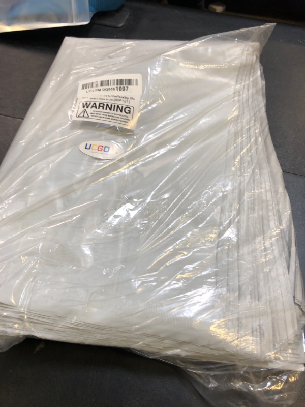 Photo 1 of UCGOU Large Poly Mailers 19x24 Inch White 50 Pack Extra Large Shipping Bags Strong Thick Mailing Envelopes Self Seal Adhesive Waterproof and Tear Proof Boutique Postal for Clothing Quilt and More