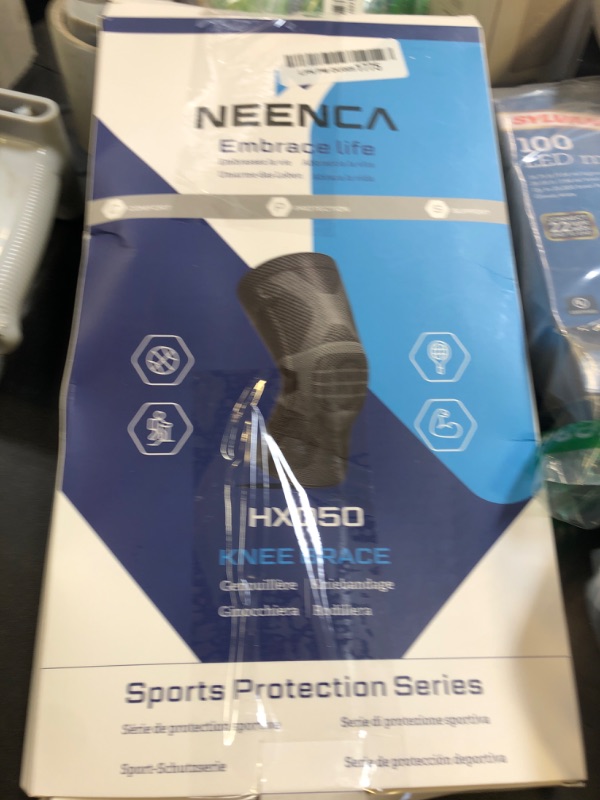 Photo 1 of NEENCA Professional Knee Brace for Pain Relief, Medical Knee Compression Sleeve, Knee Support with Horizontal Knit Tech for Meniscus Tear, ACL, Arthritis, Joint Pain, Runner, Workout- FSA/HSA APPROVED