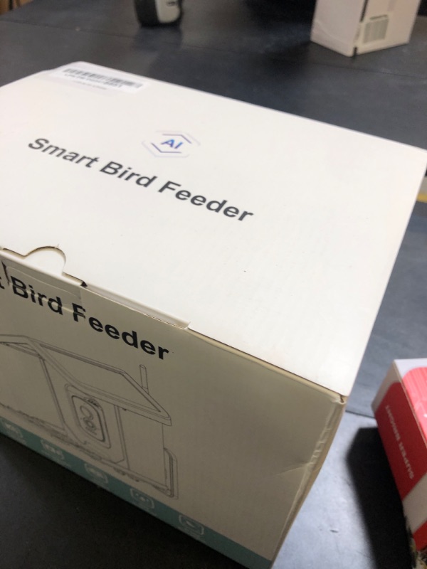 Photo 1 of Bird Feeder with Camera Solar Powered, Bird Feeders for Outdoors with DIY Add-ons - Honey Jar & Fruit Fork & Squirrel Proof Net & 32GB SD Card, AI Identify Birds, Ideal Present for Birdlover