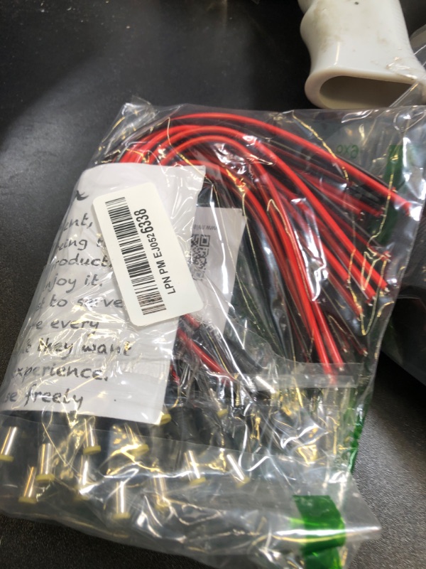 Photo 1 of MILAPEAK (Real 18AWG 43x2pcs Wires) 20pcs Male DC Power Pigtail Cable, 12V 5A DC Connectors for CCTV Security Camera and Lighting Power Adapter (2.1mm x 5.5mm, Ultra Thick)