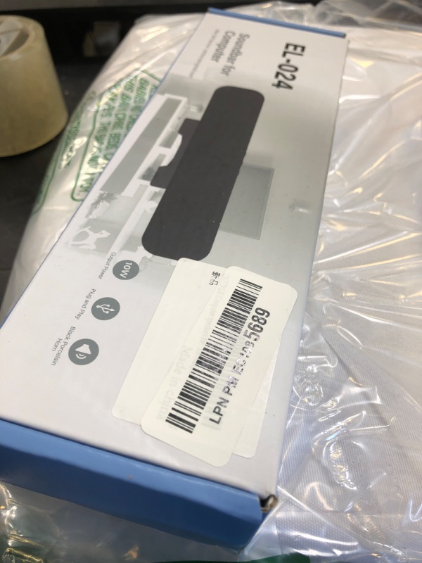 Photo 1 of OGUPGX Computer Speakers for Desktop Pc, Monitor Speakers for Laptop,Pc Speakers with Loud Sound,Volume Control Easily Clamps to Monitors(USB-C to USB Adapter Included) (Black)
