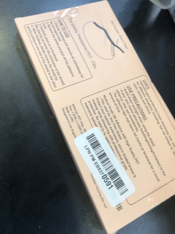 Photo 1 of Eyelash Shield Shower Visor For Adults - 100 Eye Shields for After Surgery Shampoo, Microblading Supplies Permanent Makeup Supplies - Lash Guard - Eyelash Protector - Eye Shield After Cataract Surgery