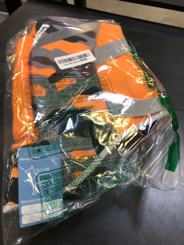 Photo 1 of Kuoser Dog Life Jacket, High Visibility Ripstop, Adjustable for Medium Dogs, OrangeCamo