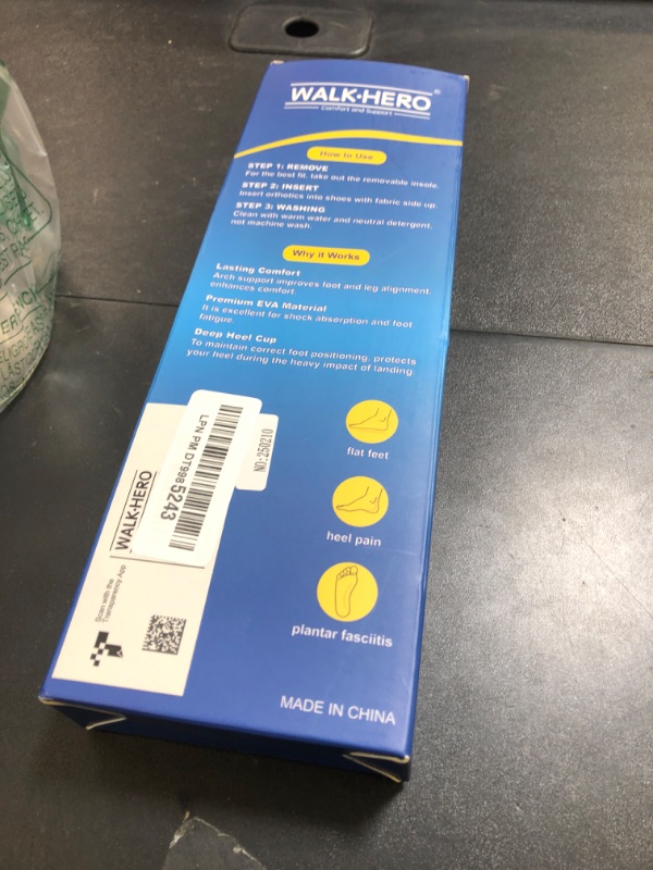 Photo 1 of Plantar Fasciitis Relief - Arch Support Insoles for Men Women, Shoe Inserts for Flat Feet, Orthotic Shoe Insoles All-Day Energy and Comfort with Every Step (Mens 11-11 1/2 | Womens 13-13 1/2)