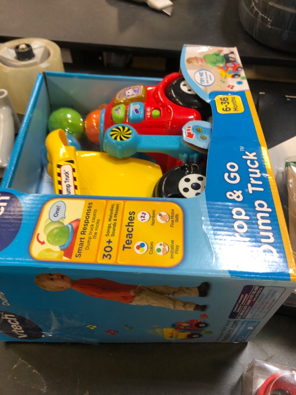 Photo 1 of VTech Drop and Go Dump Truck, Yellow
