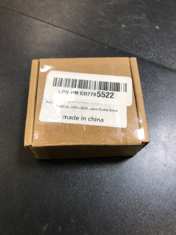 Photo 1 of SeekLiny 26Pcs 2020 Joint Corner Brackets Set with 52Pcs M5 Screw and 2Pcs M2.5 Wrench for 2020 Series Aluminum Extrusion Profile Black