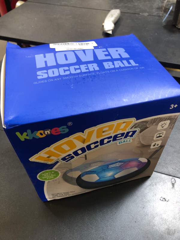 Photo 1 of KKONES Kids Toys Hover Soccer Ball (Set of 2), Battery Operated Air Floating Soccer Ball with LED Light and Soft Foam Bumper for Indoor Outdoor Game, Gifts for Age 3 4 5 6 7 8-16 Year Old Boys Girls
