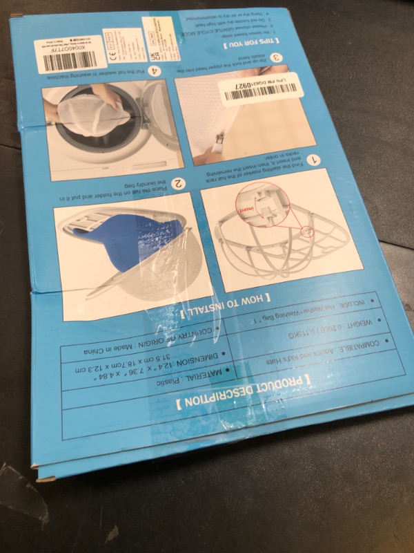 Photo 1 of Eiito Hat Washer for Washing Machine,Hat Cleaner for Baseball Caps with Frame Cage and Mesh (1Pack white with mesh)
