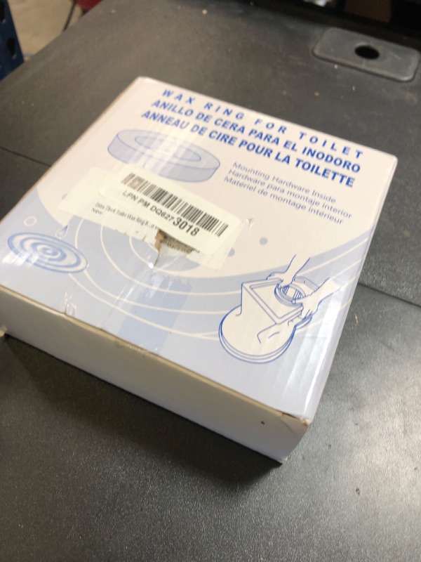 Photo 1 of Extra Thick Toilet Wax Ring Kit Include Closet Bolts, Bolt Caps, Thick Flange and Retainer Washers, Fits 3 Inch and 4 Inch Waste Lines for Toilet Gas Odor and Watertight Sealing